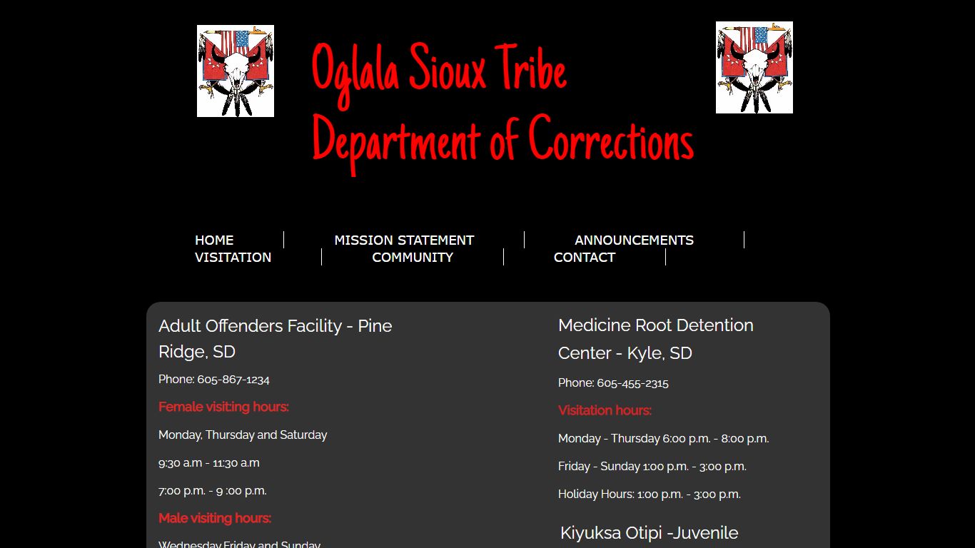 OST Department of Corrections